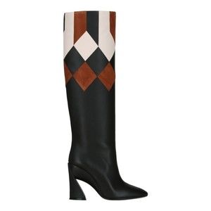 Ferragamo Antea Patchwork Boots - NWT